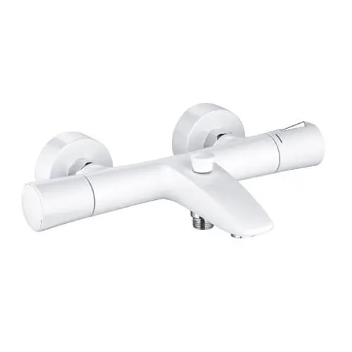 KLUDI ZENTA Thermostat Wannenfüll- und Brausearmatur DN 15 chrom/weiß, 351019138, Artikel in Kategorie